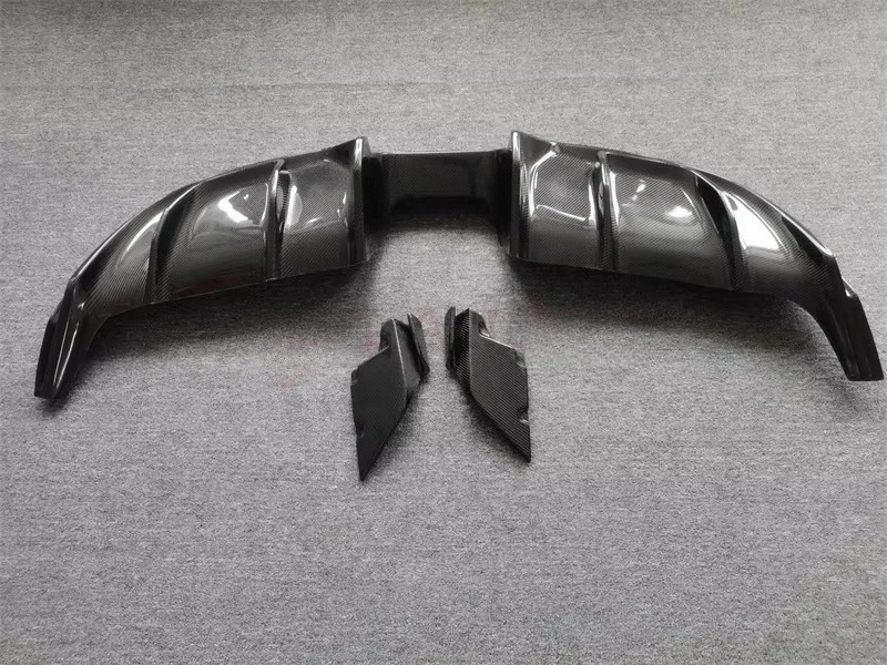 STYLE CARBON FIBER REAR BUMPER LIP REAR DIFFUSER for F-TYPE